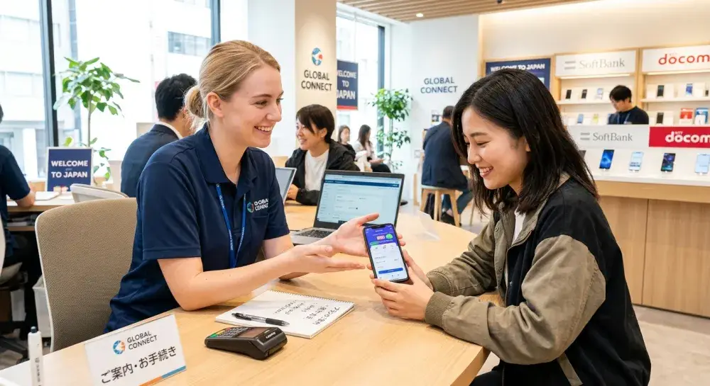 技人国・N3以上/未経験歓迎のスマホ販売/完全週休2日・東京